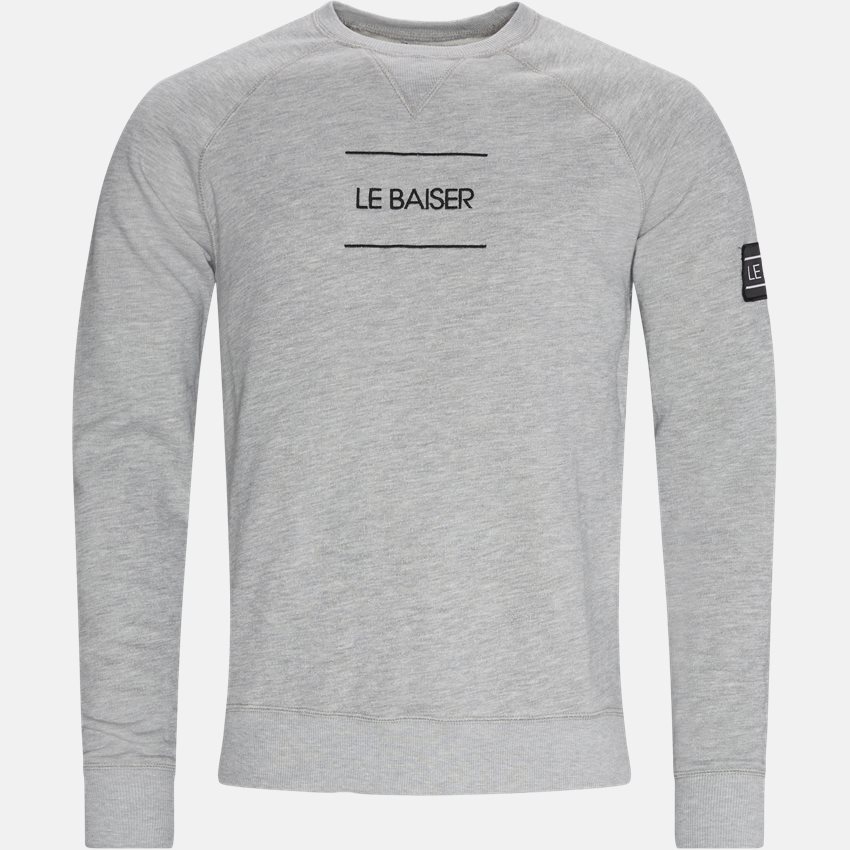 Le Baiser Sweatshirts BAYONNE GREY MELANGE